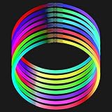 Fun Central I39 22 Inch Premium Glow Necklaces - Assorted Tricolor Mix 50ct
