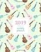 2019 Weekly Planner: Ukulele Pink Mint Green, Weekly and Monthly Standard Professional Calendar | 1 January - 31 December 2019 by 