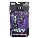 Marvel Guardians of the Galaxy Legends Series Rocket Raccoon and Baby Groot, 6-Inch
