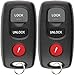 KeylessOption Keyless Entry Remote Control Car Key Fob Clicker for Mazda MPV G8D-325A-A (Pack of 2)