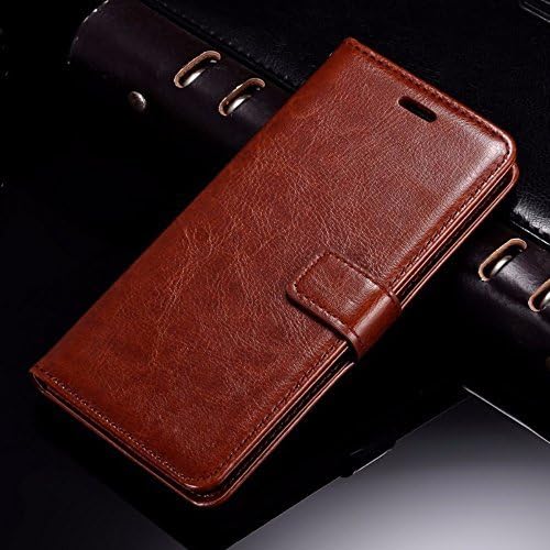 Thinkzy Flip Cover Case for Vivo Y53i (Brown)