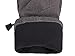 Andorra Men's Abstract Deluxe Touchscreen Sport Ski Gloves,Heather Grey,L