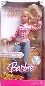 Amazon.com: Barbie Far West Country Girl Cowgirl Doll Blonde: Toys & Games