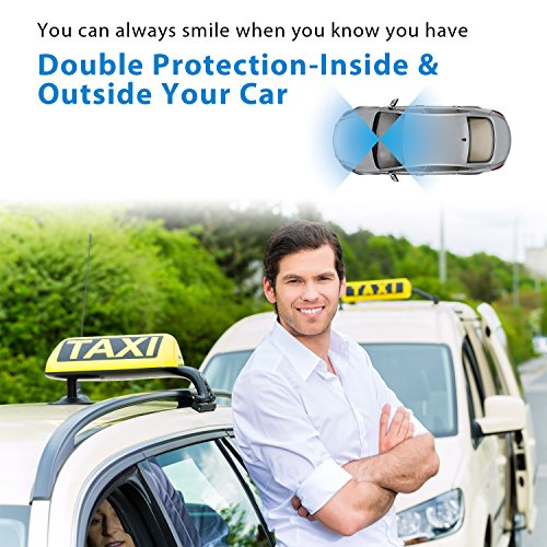 ProvisionISR Hidden Dual Dash Cam, Hidden Interior Mirror Camera and a