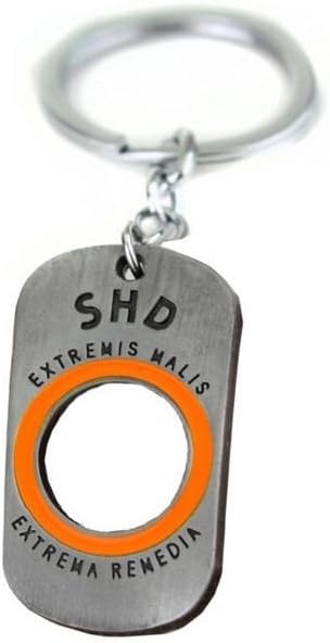 Tom Clancy's The Division Collector's SHD Logo Keychain Alloy Pendant 1.6" X0.82"