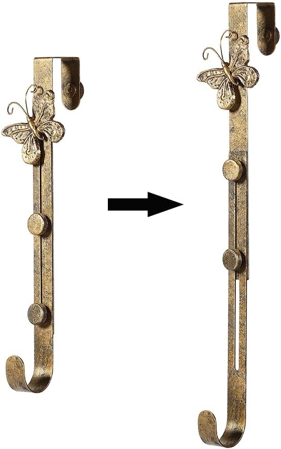 Wreath Hangers - Retrome 2 Pack Butterfly Wreath Door Hanger, 16