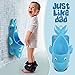 Tenby Living Blue Dolphin Potty Training Urinal for Boys – Adjustable and Easy to Use for Toddlers