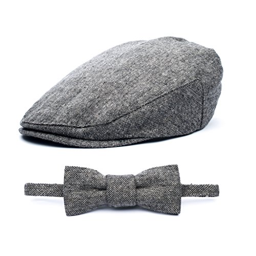 Baby Boy Ring Bearer Pageboy Flat Ivy Newsboy Tweed Golf Cap Hat NB 43
