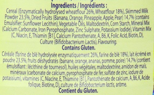 Nestle Cerelac, Mixed Fruits and Wheat with Milk, 14.1 Ounce Can - Thumbnail 2
