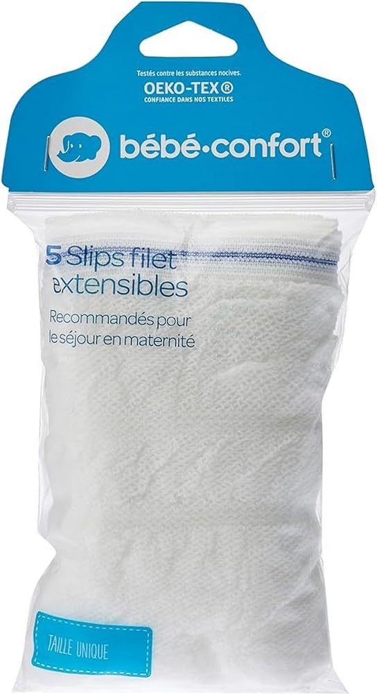 Bebeconfort Set of 5 Stretch Mesh Briefs White
