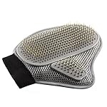 Mayzo Multifunctional Pet Grooming Brush Glove,Massage Tool,Furniture Pet Hair Removal Mitt.For Long and Short Hair of Dogs, Horses, Cats, Bunnies.