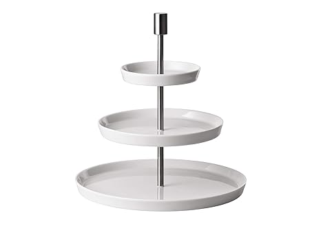 Thomas' Loft - Etagere rund 3-TLG, Weiß