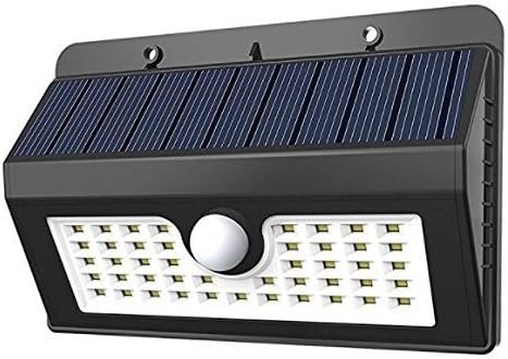 Solar Lights Outdoor, 45 LED Super Bright Motion Sensor Lights with Wide Angle Illumination, Adjustable Sensor Lighting Time, Weatherproof for Wall, Driveway, Patio, Yard, Garden (1)