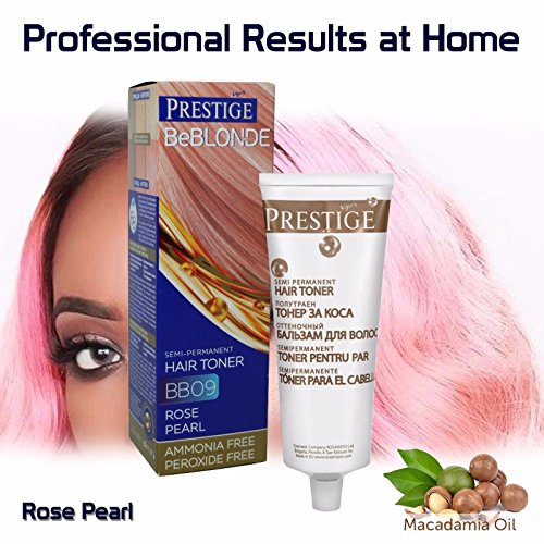 Vips Prestige Beblonde Semi Permanent Hair Toner Colour Rose Pearl