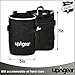 upAgear 4 in 1 Rock Climbing or Bouldering Chalk Bag set | ANTI LEAK design with LARGE POCKET | Includes FREE Chalk Ball