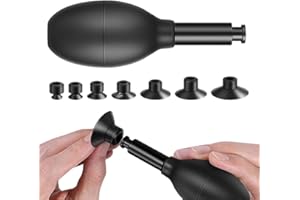 EastVita Lens Sucker Kit 8-in-1 with 7 Interchangeable Suction Cups Strong Suction Manual Vacuum Suction Pen Lens Puller for Lens Repair and Cleaning, Watches, and Electronic Components