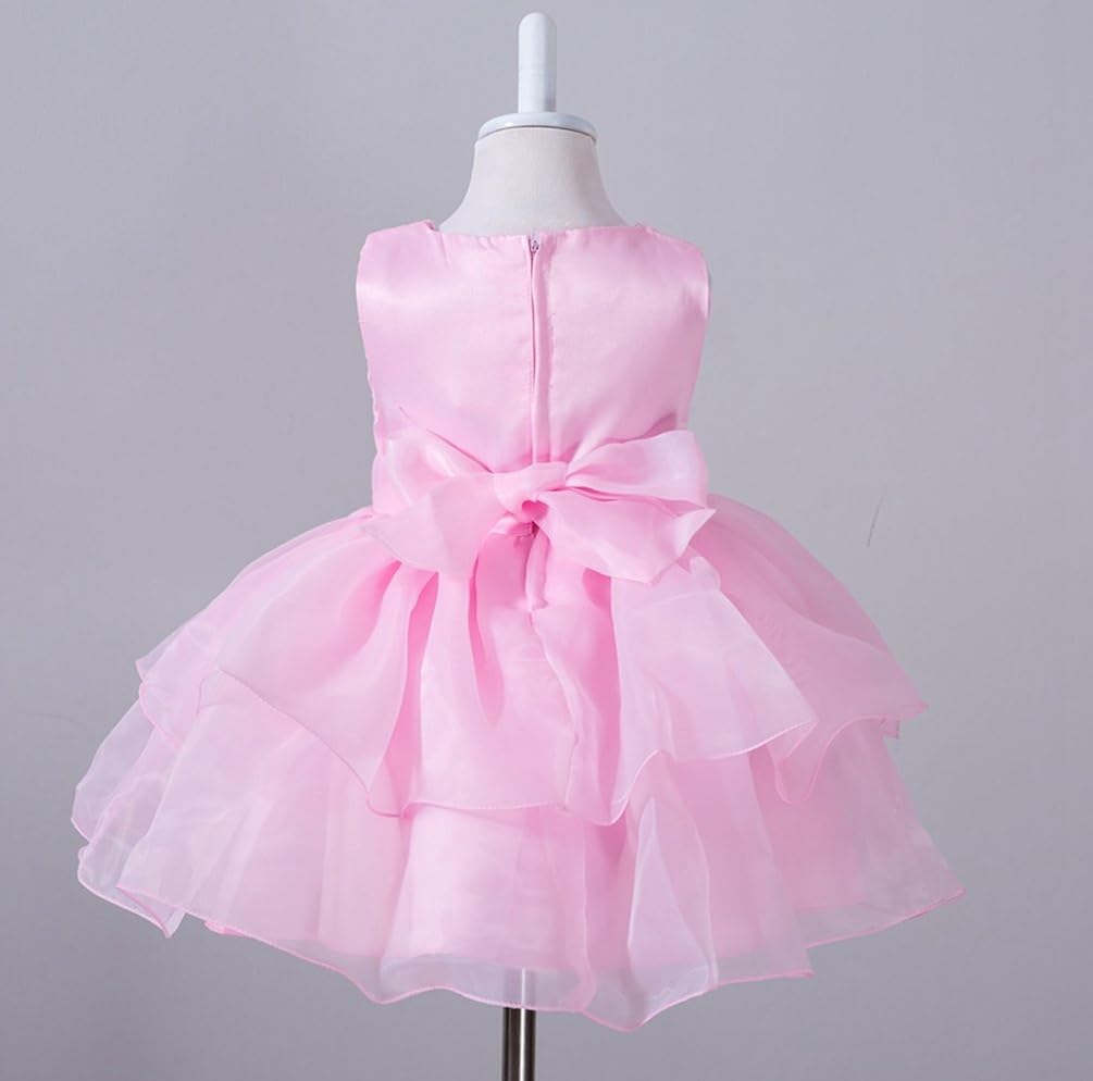 YuanDian Bimba Neonata Battesimo Cerimonia Abiti Tulle Pieghe Bowknot Senza  Maniche Fiore Matrimonio Damigella Compleanno Partito Principessa Sera  Vestiti 0-24 Meses Prima infanzia Regali per neonati  outlookplanningdevelopment.com.au