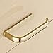 Leyden Polished Gold Toilet Paper Holder, Bathroom Toilet Roll Holder Brass Wall Mounted Tissue Holder