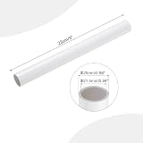 Sourcing Map 1 Inch PVC Rigid Tube 21.4mm ID 25mm OD 9in White High Impact view 2