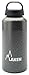 Laken Classic Aluminum Water Bottle, Wide Mouth with Screw Cap and Loop, BPA Free, Made in Spain, 20oz, Granite