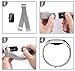 iTerk Compatible Fitbit Charge 2 Bands, Stainless Steel Metal Magnetic Buckle Milanese Mesh Loop Replacement Wristband Adjustable Small & Large