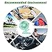 MED Mini Battery Operated Clip Fan,Sall Portable Fan Powered by Rechargeable Battery or USB Desk Personal Fan for Baby Stroller Car Gym Workout Camping (2018-green)
