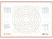 Marcorex Pastry Mat Extra Large with Measurements and Conversion Charts, Non-Stick Non-Slip, Extra-Large Silicone Fondant Mat, Cookie Rolling Dough Mat (Orange)