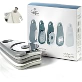 PortoFino Kitchen Gadgets Set 5 Pieces, Includes Pizza Cutter, Cheese Grater, Vegetable Peeler, Bottle Opener, Garlic Grinder, RV Kitchen Accessories, Space Saving Design, Dishwasher Safe