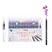 Graffiky - Watercolor Brush Pens Kit | 20 Premium Colors | Professional Durable Painting Washable Artist Markers | Portable Calligraphy
