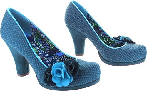 ruby shoo eva petrol blue