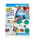 Crayola Color Wonder Disney Pixar Finding Dory Mess Free Stampers & Drawing pad Set Art Gift for Kids & Toddlers 3 & Up, Stamps, Stamp Pad, Paper & Markers, Won't Mark Walls, Clothes or Furniture