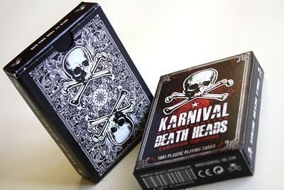 Karnival Death Heads,Limited Edition Deck - 100% Plastic