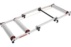 biosp Bike Rollers Foldable Bike Trainer Stand Adjustable Indoor Bicycle Cycling Roller with Resistance for MTB Road Bike Exercise