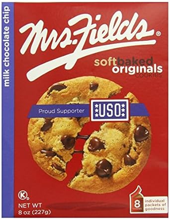 Mrs Fields Milk Chocolate Chip Cookies 8 Ounce Amazon Com Grocery Gourmet Food