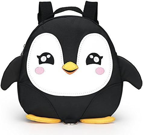 Amint Bird Design Toddler Daypack Bag Leash Harness Backpack Black