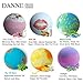 Danne Best Bath Bombs Set, 4.5OZ X 6 Lush Bath Bombs Gift Set，Handmade And Natural Organic Essential Oils, Dry Flowers Bath Fizzies For Moisturizing Skin and Relaxation. Women Gift Ideas，Vegan Birthda