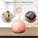 500mL Diffusers for Essential Oils, TaoTronics Diffuser with Remote Control Up to 20 ft, Wood Grain Base, Cool Mist Humidifier for Kids, Dual Mist Mode, 14 Colors Lighting & Waterless Shut-Off