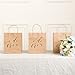 Ling's moment Wedding Party Gift Bags Set of 12 Gold Foil I Do Crew Bags for Bridesmaid Gift Bags