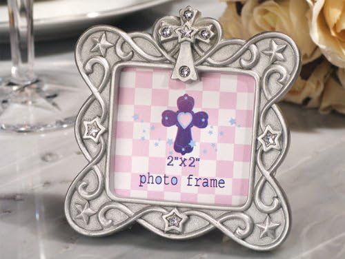 Blessed events Cross design photo frame [SET OF 48]