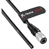 Alvin's Cables HR10A-7P-6S Hirose 6 Pin Female to Open End Power I/O Cable for Sony CCD, Basler, Keyence, Cognex, Baumer, Hikvision Industrial Camera, High Flex Shielded 9.84ft/3m