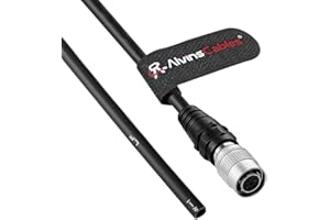 Alvin's Cables Hirose 6 Pin Female Twisted Power IO Trigger Cable for Basler GIGE AVT CCD Camera 1M