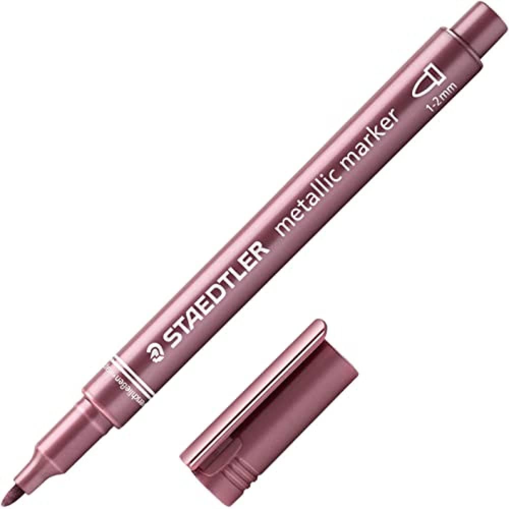 Staedtler Metallic Marker - Red (Pack of 10)
