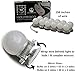 Swanico’s Hollywood Vanity Lighted Makeup Mirror Light Kit | 12 LED Bathroom Vanity Light Bulb Fixture Strip Set for Makeup Foundation Lights w/ Dimmer (No Mirror)