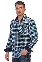 Gioberti Men's 100% Cotton Brushed Flannel Plaid