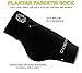 Base Socks Plantar Fasciitis Socks, Best German Medical Grade Compression Foot Sleeves, Ideal for Ankle and Arch Support for Men and Women, Black, Large