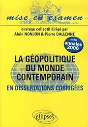 La  géopolitique du monde contemporain