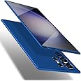 X-level for Samsung Galaxy S23 Ultra Case Slim Fit Soft TPU Ultra-Thin [Guardian Series] S23 Ultra Phone Back Cover Light Protective Matte Finish Coating Cases-Blue
