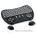 Neoteck 2.4G Backlit Raspberry PI Keyboard Android TV Keyboard Touchpad Keyboard with Mouse Right and Left Button for PC Google Android Smart TV Media Mini TV PC Stick HTPC IPTV Laptop Raspberry PS3