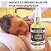 Uncle Bud's 2-Pack Special - Massage Oil Coconut Hemp - for Relaxing Massage,Body oil,Moisturizing Skin and Sore Muscle Relief