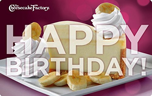 The Cheesecake Factory Birthday Banana Cheesecake Gift Cards - Email Delivery